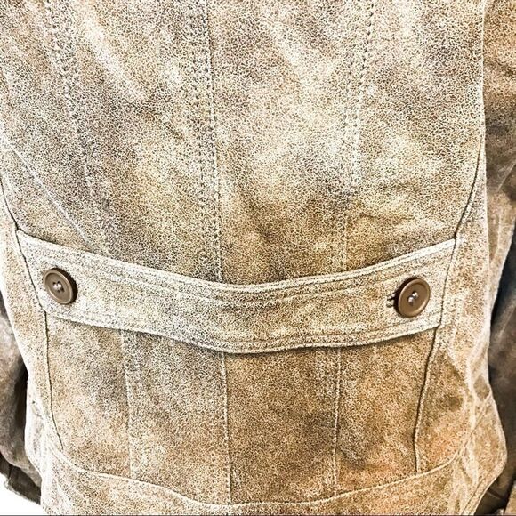 𝅺tan Genuine Leather Jacket - Picture 7 of 14